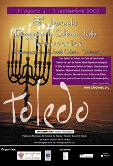 Cartel 8ª Jornada Europea de la Cultura Judía en Toledo